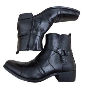 FERRO ALDO MAJESTIC Men's Ankle Boots Leather Lining 39093 Black SIZE 10.5